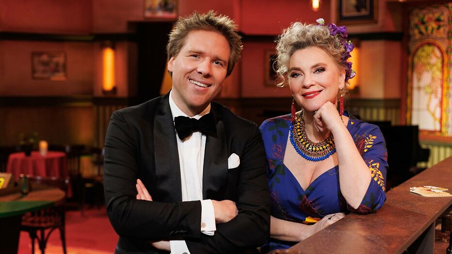 Sjoerd van Ramshorst en Mylou Frencken voor Met het Mes op Tafel