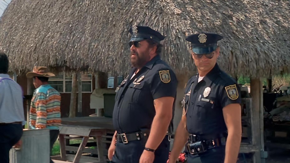 Bud Spencer en Terence Hill in Miami Supercops