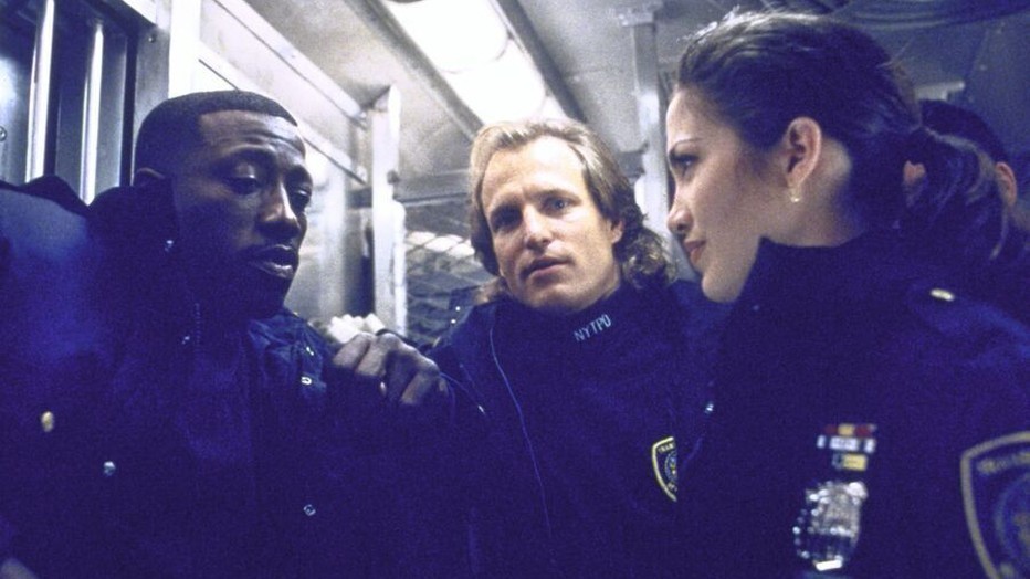 Wesley Snipes, Woody Harrelson & Jennifer Lopez in Money Train