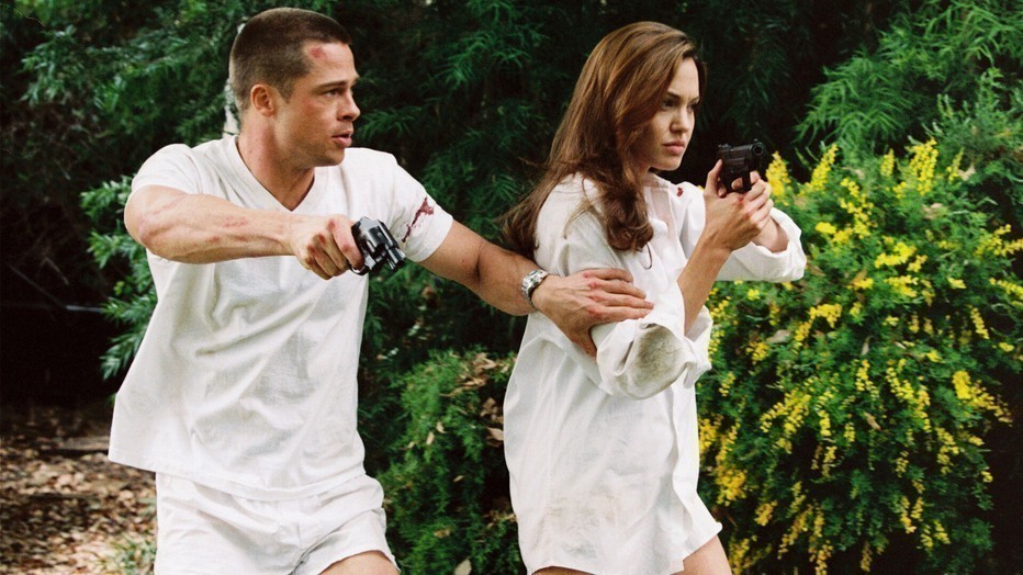 Brad Pitt en Angelina Jolie Brad Pitt en Angelina Jolie