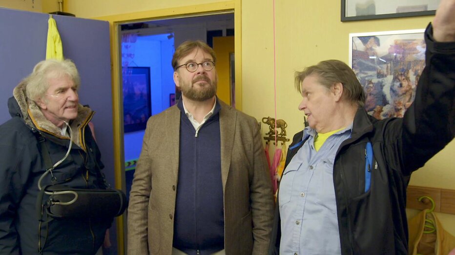 Mr. John Reid met Ruud en René in De Rijdende Rechter Mr. John Reid met Ruud en René in De Rijdende Rechter