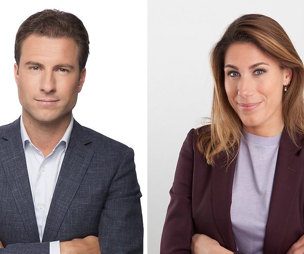 Mark Visser en Malou Petter fulltime naar het NOS Journaal