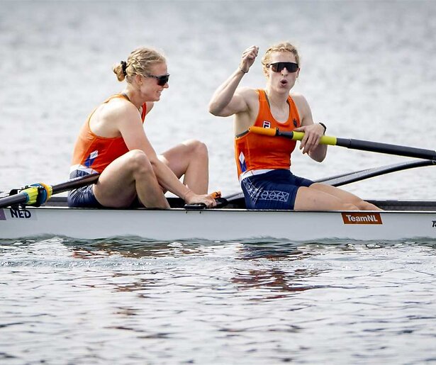Alweer goud bij het roeien. Ditmaal flikken Clevering en Meester het!