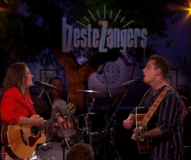 Kijkers smullen van chemie tussen Mell en Douwe Bob in Beste Zangers: 'Beste match van de avond'