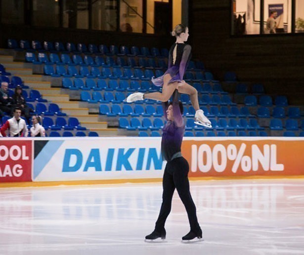 Primeur: Het eerste Nederlandse paar in het kunstschaatsen