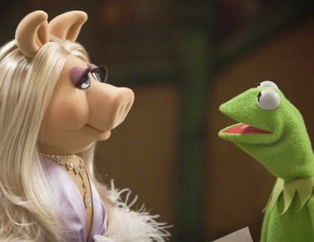 Kermit en Miss Piggy uit elkaar