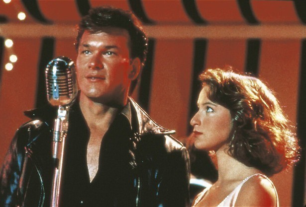 Stout dansen met Patrick Swayze in Dirty Dancing