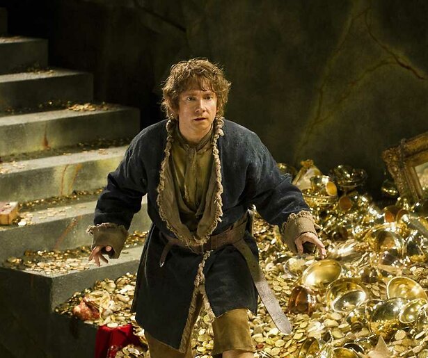 Martin Freeman gaat ver om de magische Arkensteen vinden in The Hobbit: The Desolation of Smaug