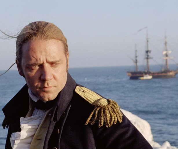 Russell Crowe is de baas op zee in Master and Commander: The Far Side of the World