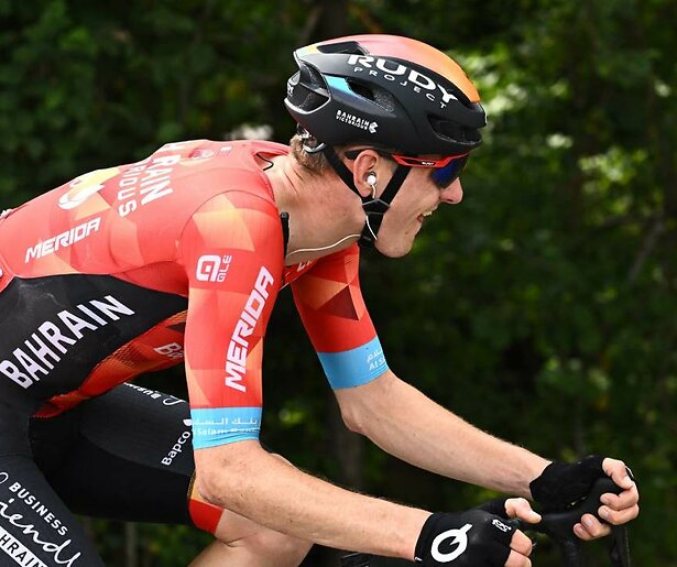 Etappe 2: Matej Mohoric zet zijn beste beentje voort tijdens de Tour de France 2023