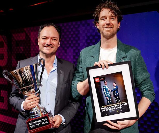 Niels van der Laan en Jeroen Woe uitgeroepen tot Mediapersonen van het Jaar