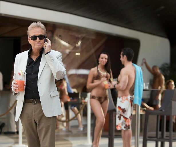 Michael Douglas geniet van zijn vrijgezellenfeestje in Last Vegas
