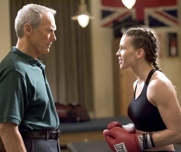 Hilary Swank komt lijnrecht tegenover Lucia Rijker te staan in Million Dollar Baby