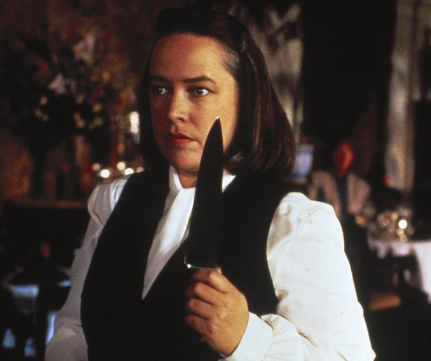 Kathy Bates drijft James Caan tot waanzin in Misery