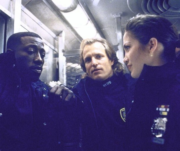 Wesley Snipes en Woody Harrelson beroven een geldtrein in Money Train
