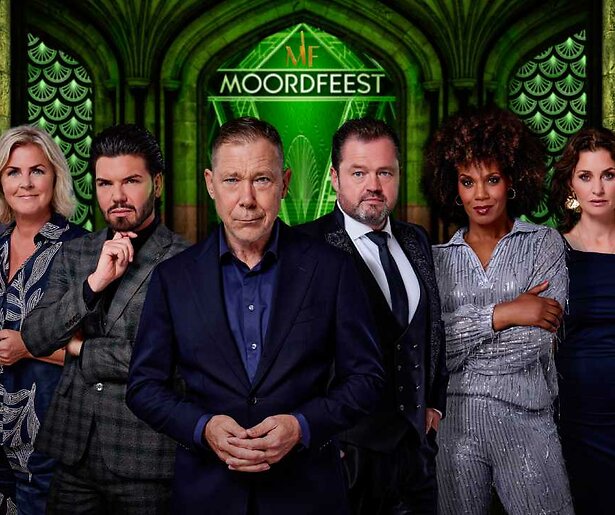 Irene Moors en Roy Donders moeten een moord oplossen in Moordfeest