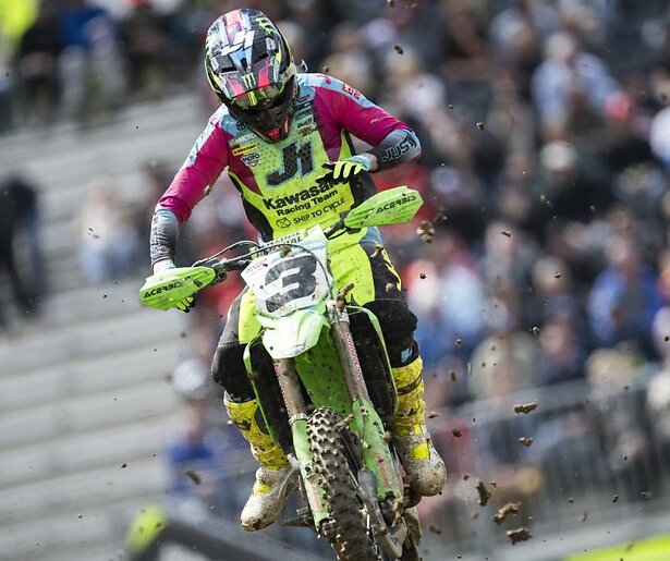 Studio Sport zendt een registratie van de MXGP-klasse in Duitsland uit