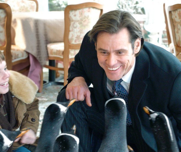 De pinguïns van Jim Carrey