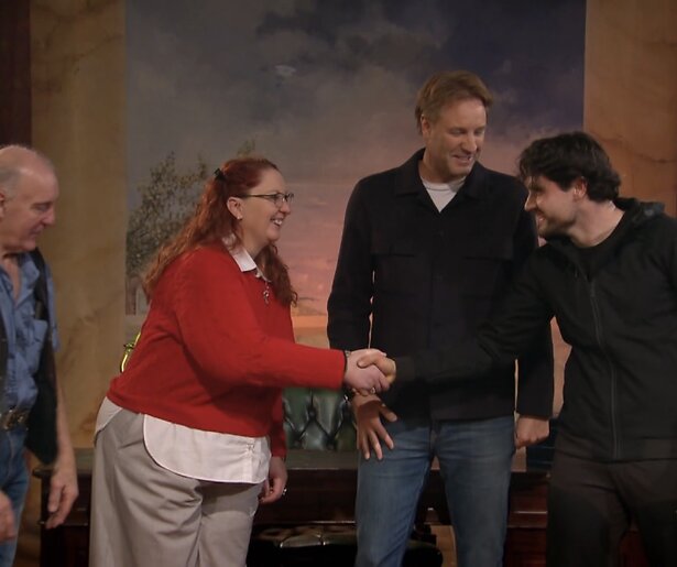 Bijzonder: Deelnemers Mr. Frank Visser worden na uitspraak weer vrienden