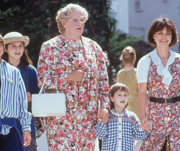 Robin Williams leidt iedereen om de tuin in Mrs. Doubtfire