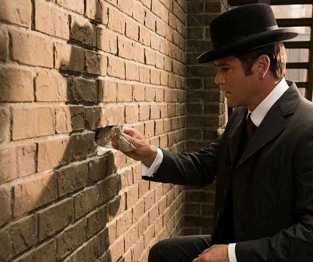 Yannick Bisson houdt zelfs Nicole Volossetski in de gaten in Murdoch Mysteries