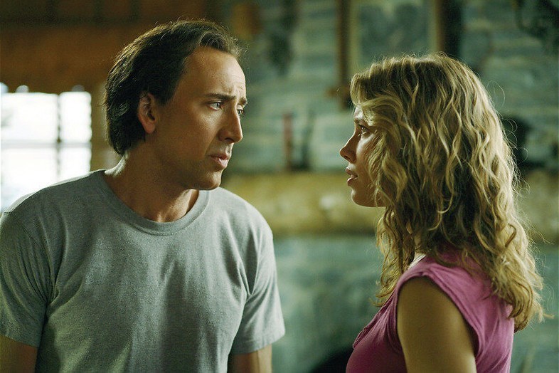 Nicolas Cage kijkt in de toekomst Nicolas Cage kijkt in de toekomst
