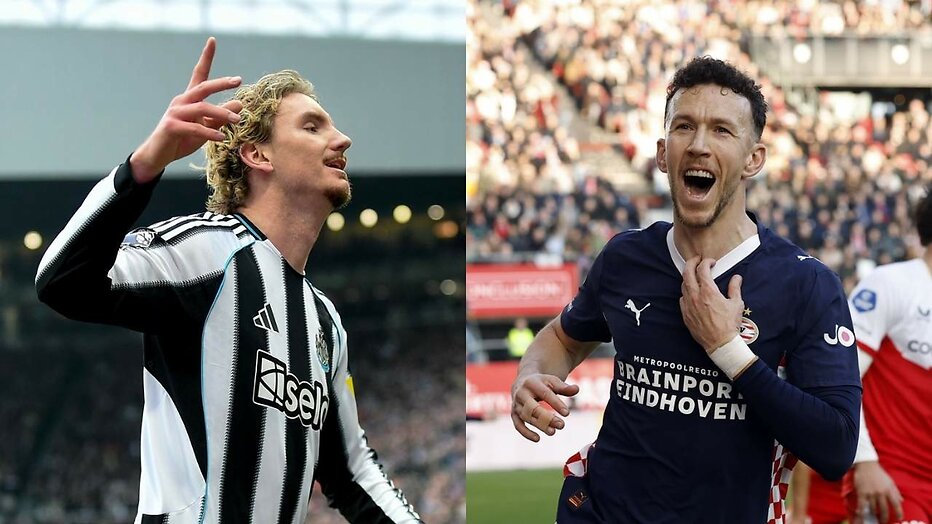 Nick Woltemade (Newcastle United) & Ivan Perisic (PSV)