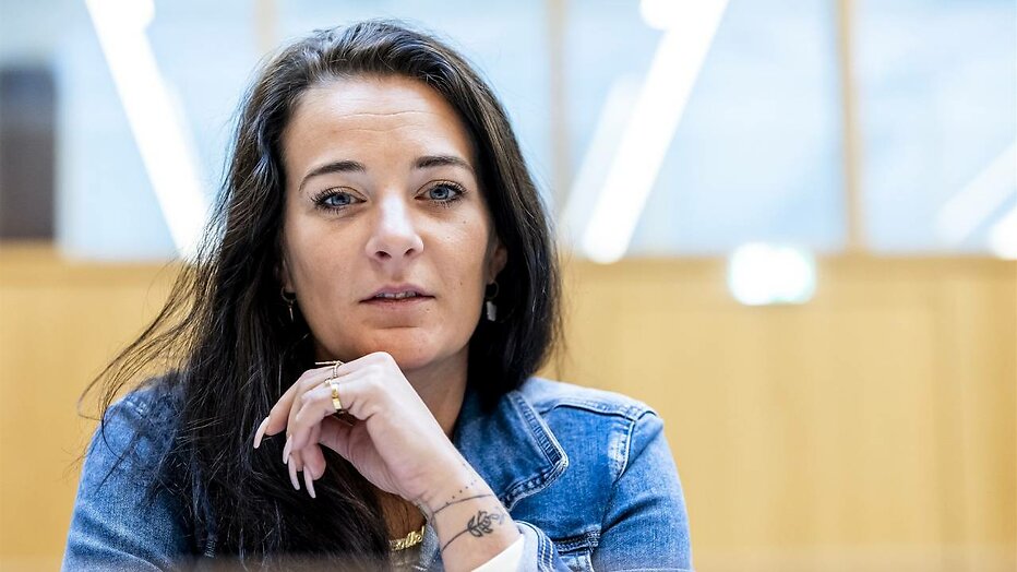 Nicol Kremers in de rechtszaal. Nicol Kremers in de rechtszaal.