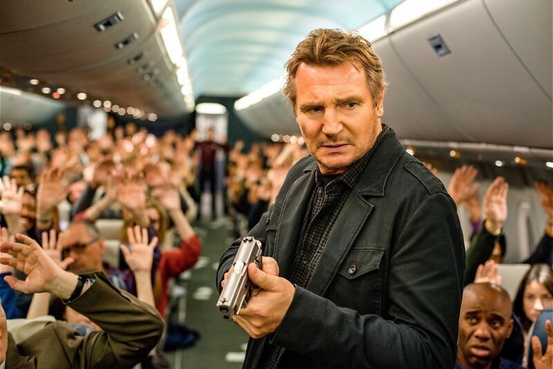 Actieheld Liam Neeson gaat vliegen Actieheld Liam Neeson gaat vliegen