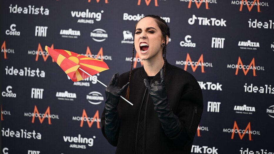 Zangeres Andrea was de meest recente deelnemer voor het land