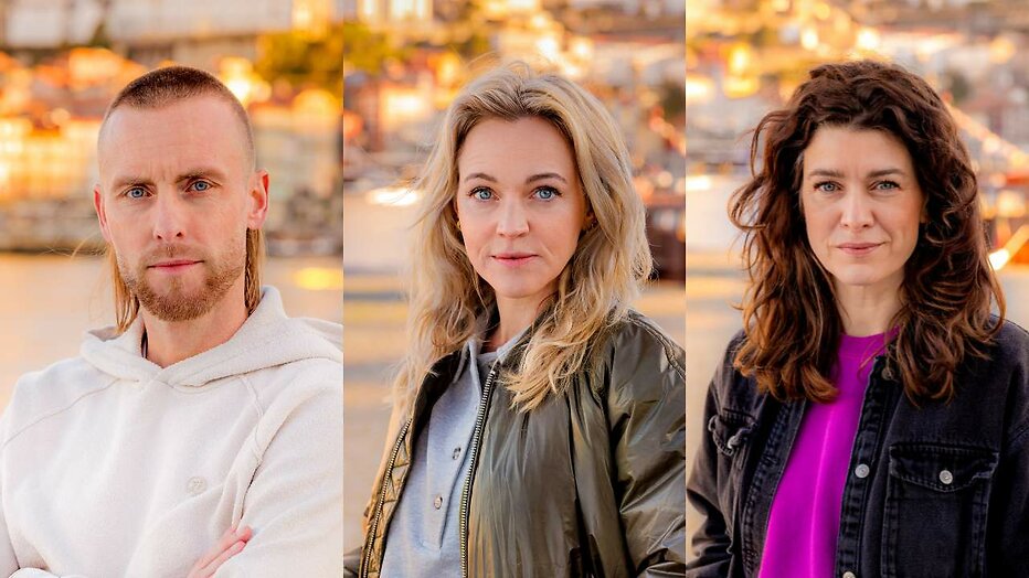 Nathan Rutjes, Loes Haverkort en Merel Westrik voor Wie Is de Mol?