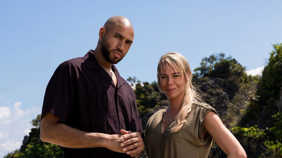 Edson da Graça en Nicolette Kluijver voor Expeditie Robinson