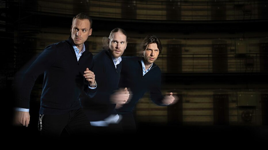 Giel de Winter, Thomas van der Vlugt en Stefan Jurriens in Het Jachtseizoen Giel de Winter, Thomas van der Vlugt en Stefan Jurriens in Het Jachtseizoen