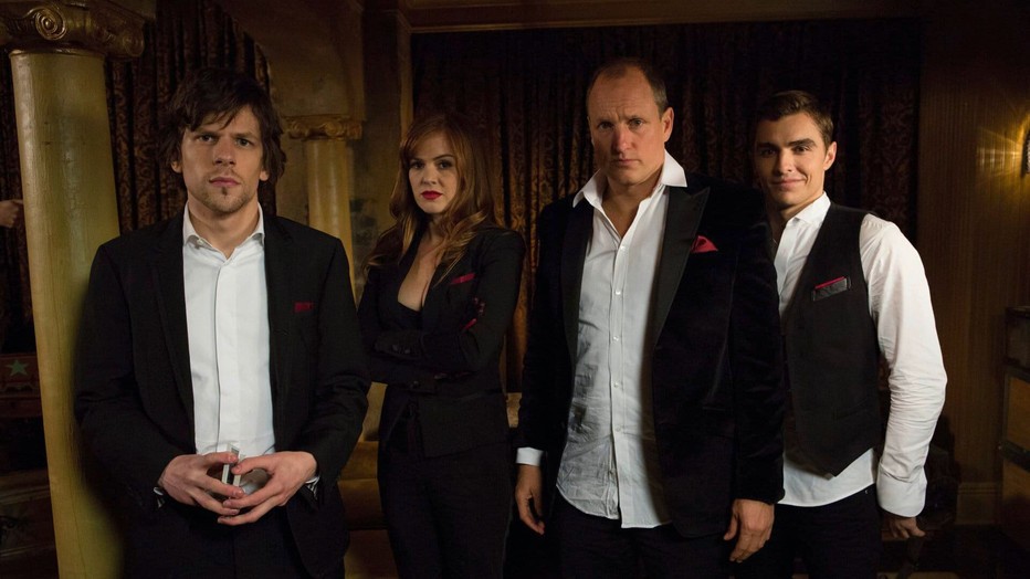 Jesse Eisenberg, Isla Fischer, Woody Harrelson en Dave Franco in Now You See Me