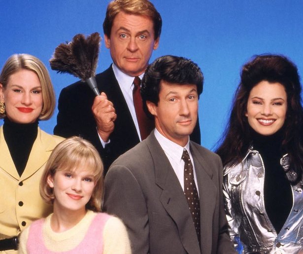 De cast van The Nanny bij elkaar