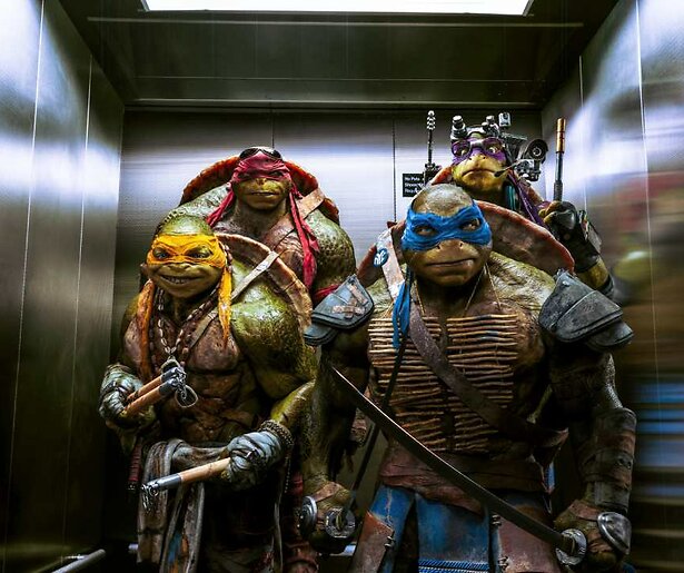De Ninja Turtles beschermen New York in Teenage Mutant Ninja Turtles