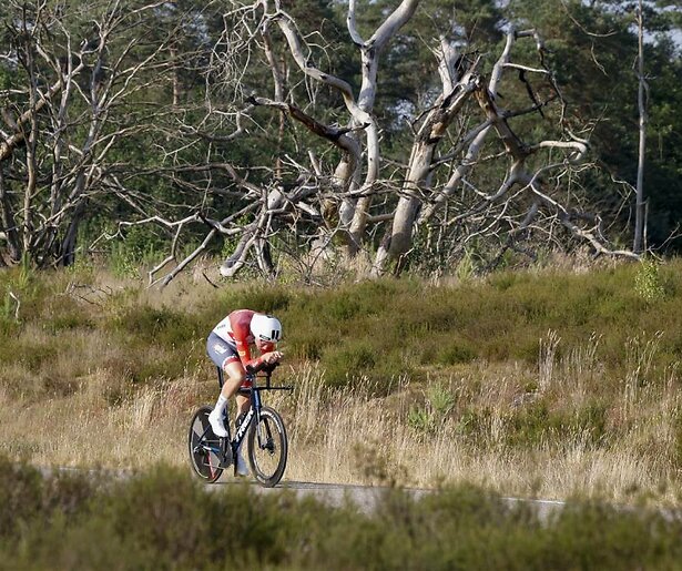 Het NK wielrennen leidt de wielrenners door het Nationaal Park Veluwezoom
