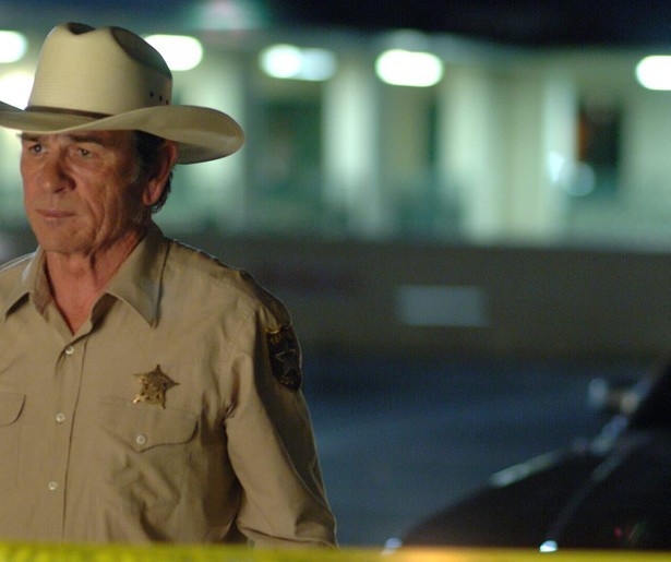 Javier Bardem is een mysterieuze moordenaar in No Country for Old Men