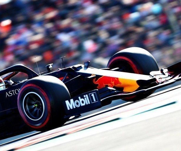 Wereldkampioen Max Verstappen racet verder tijdens GP van de Verenigde Staten