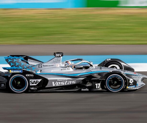 Nyck de Vries moet aan de bak tijdens de Formule E in Londen