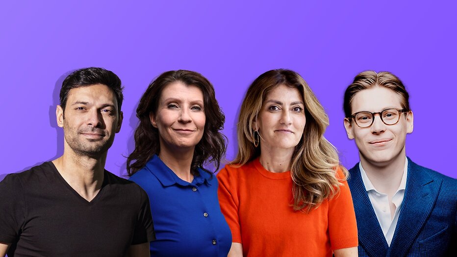 Ali Niknam, Esther Ouwehand, Dilan Ye?ilgöz-Zegerius en Klaus Mäkelä