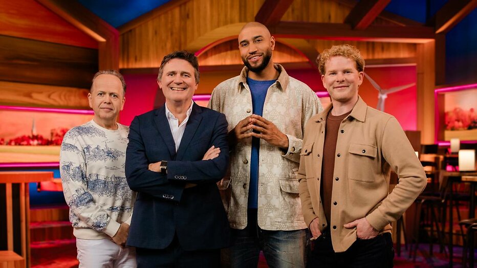 Marc-Marie Huijbregts, Erik van Looy, Edson da Graça en Gijs Rademaker zien we in Ons Kent Ons.