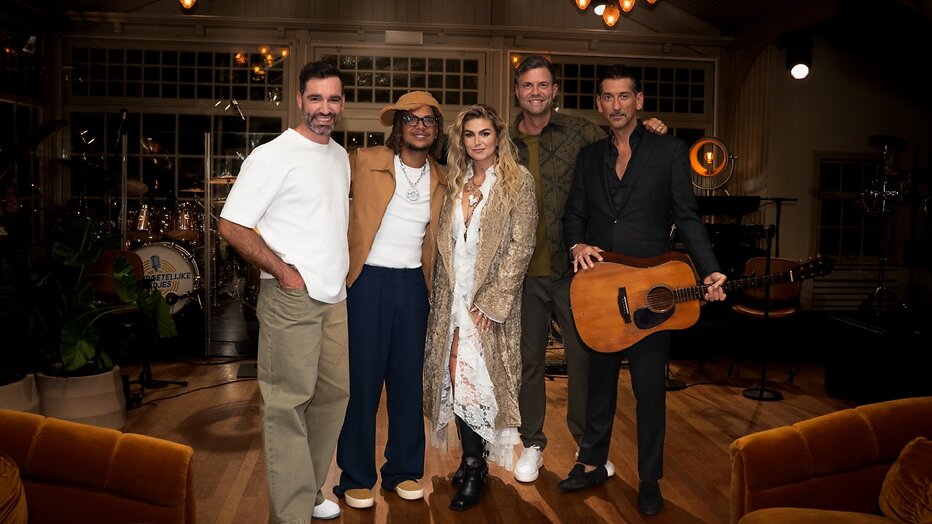 Metejoor, Ronnie Flex, Roxeanne Hazes, Simon Keizer en Danny Vera