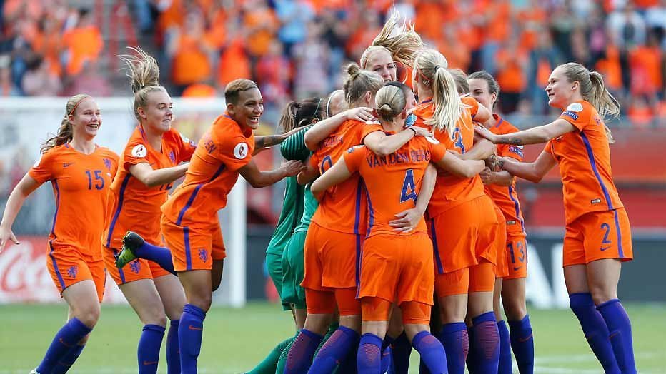 Huldiging voetbaldames best bekeken tv-moment in 2017 Huldiging voetbaldames best bekeken tv-moment in 2017