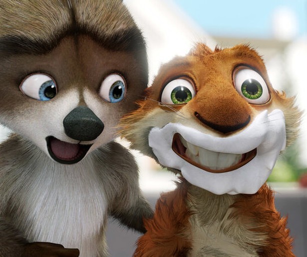 Gewiekste wasbeer met de stem van Bruce Willis