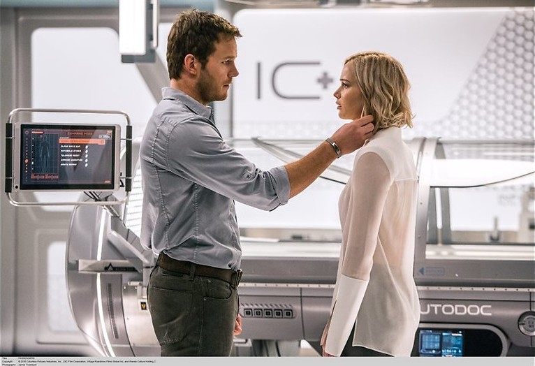 Ruimtereis met Jennifer Lawrence en Chris Pratt Ruimtereis met Jennifer Lawrence en Chris Pratt
