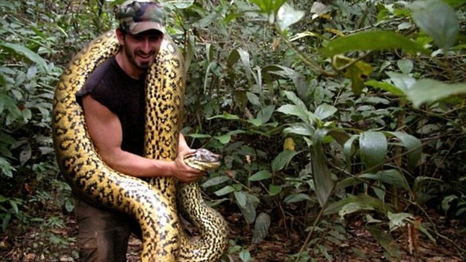 Paul Rosolie werd dus niet opgegeten door een anaconda Paul Rosolie werd dus niet opgegeten door een anaconda