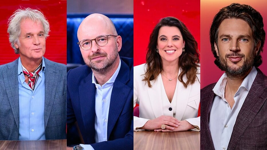 Jeroen Pauw, Tim de Wit, Roos Moggré en Renze Klamer