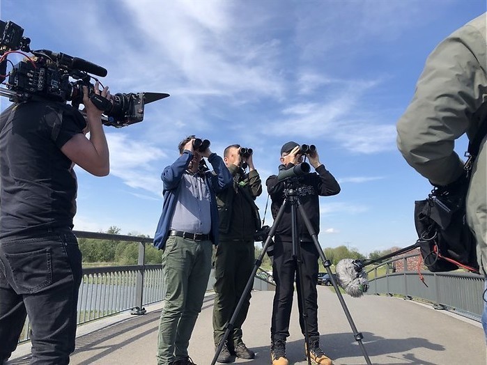 Door het veenmoeras in Professors op pad