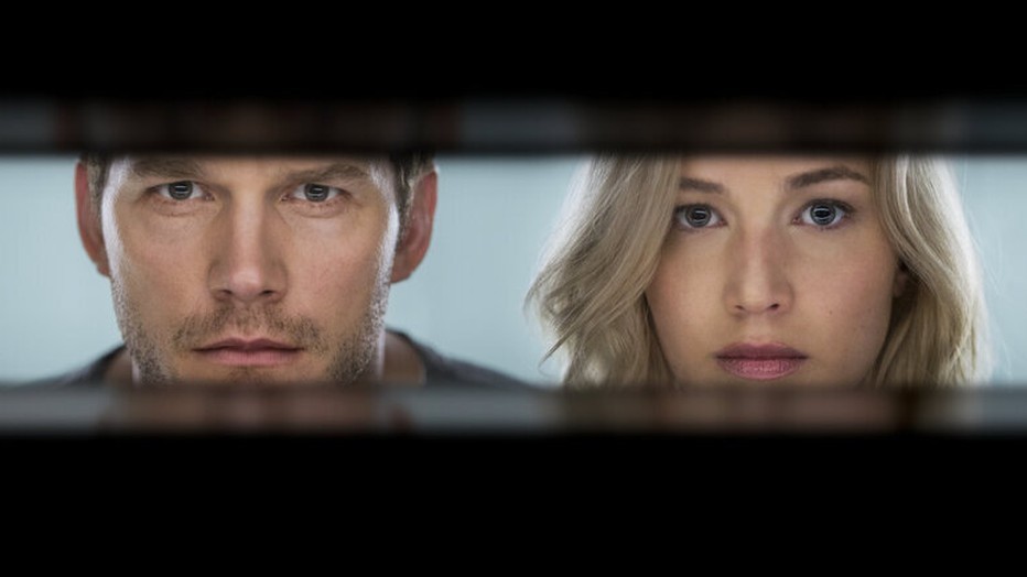 Ruimtereis met Jennifer Lawrence en Chris Pratt Ruimtereis met Jennifer Lawrence en Chris Pratt